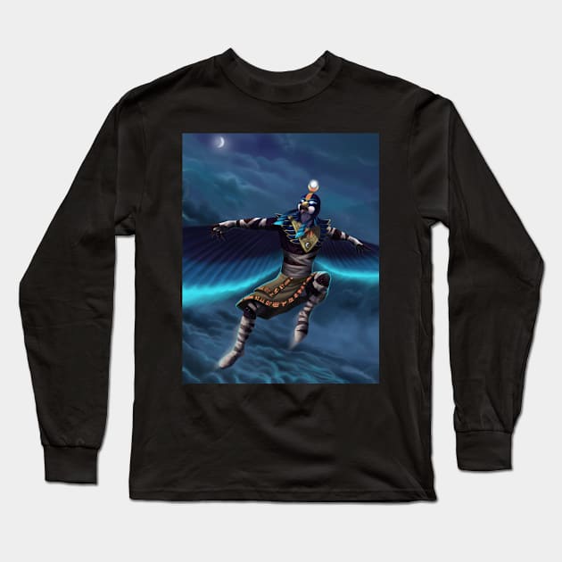 Khonshu Long Sleeve T-Shirt by TreTre_Art